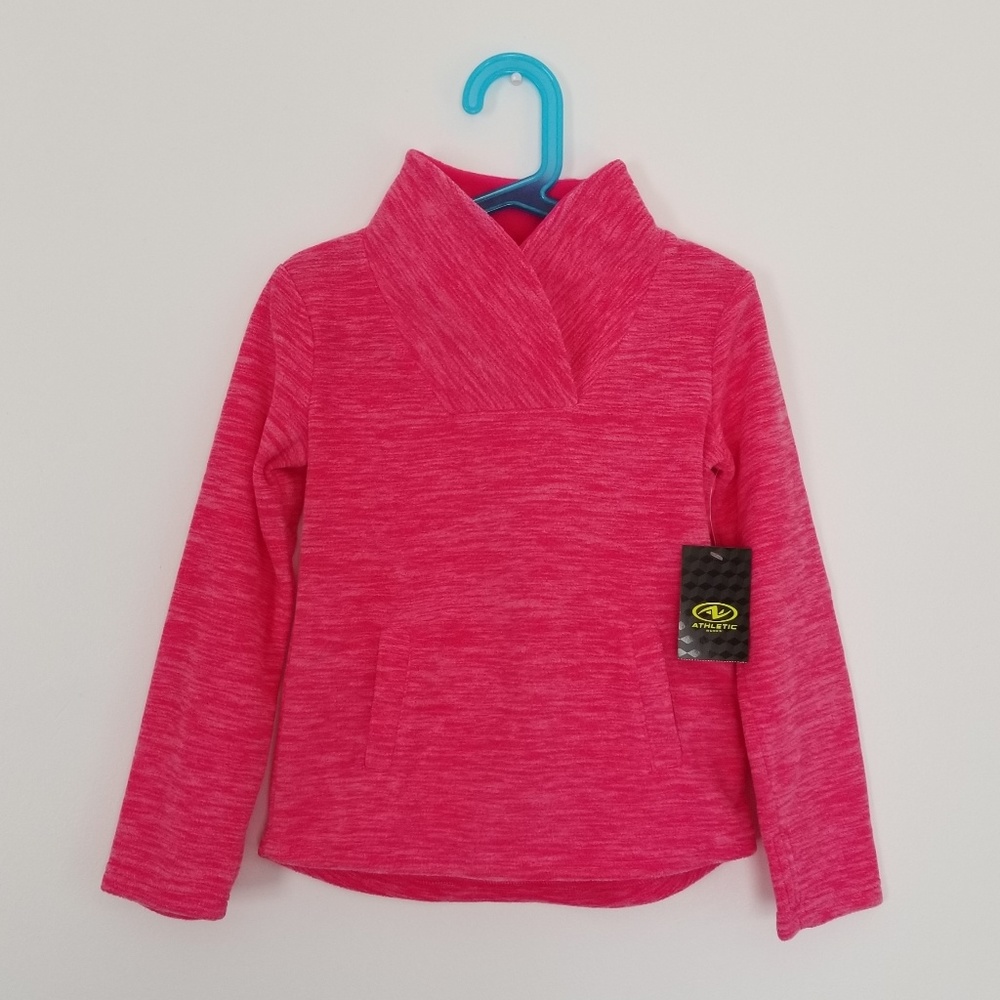 NWOT Fleece Top Sweatshirt Girl XS 4-5 Yo